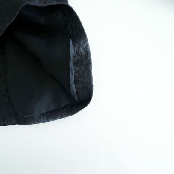 Alfani St. Moritz Womens Blazer Jacket Embellished Floral Brocade Black Size 4 - Picture 4 of 10